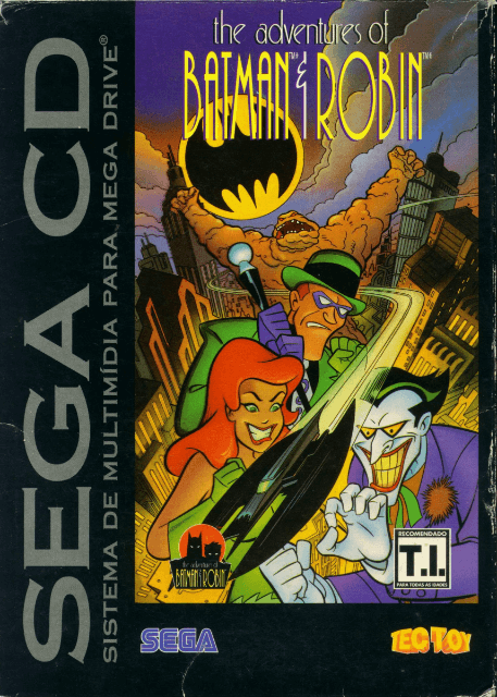 Adventures of Batman and Robin box art for Sega Mega CD